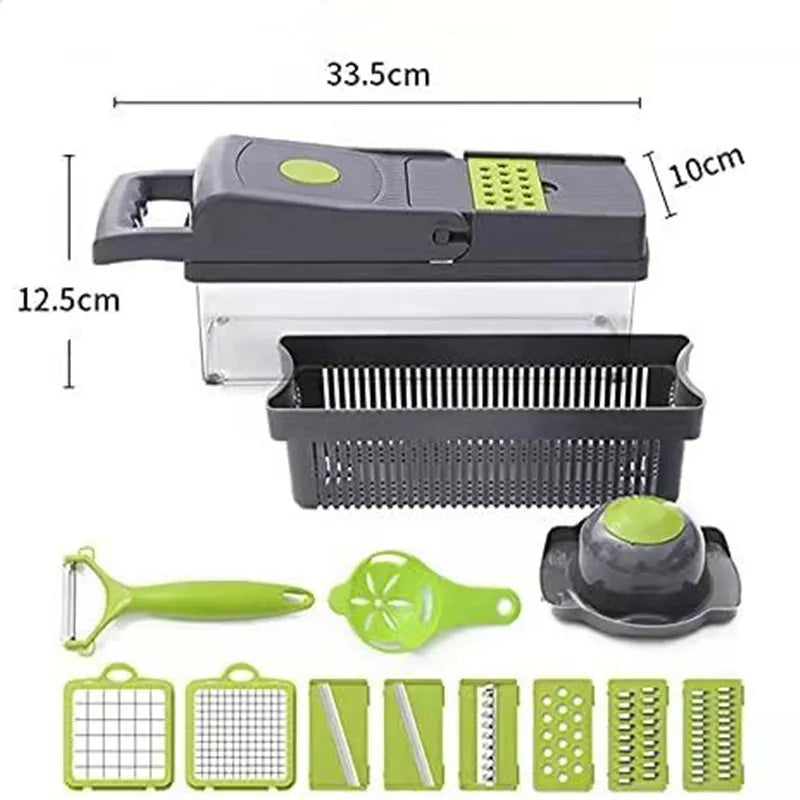 16-in-1 Multifunctional Vegetable Chopper &amp; Slicer