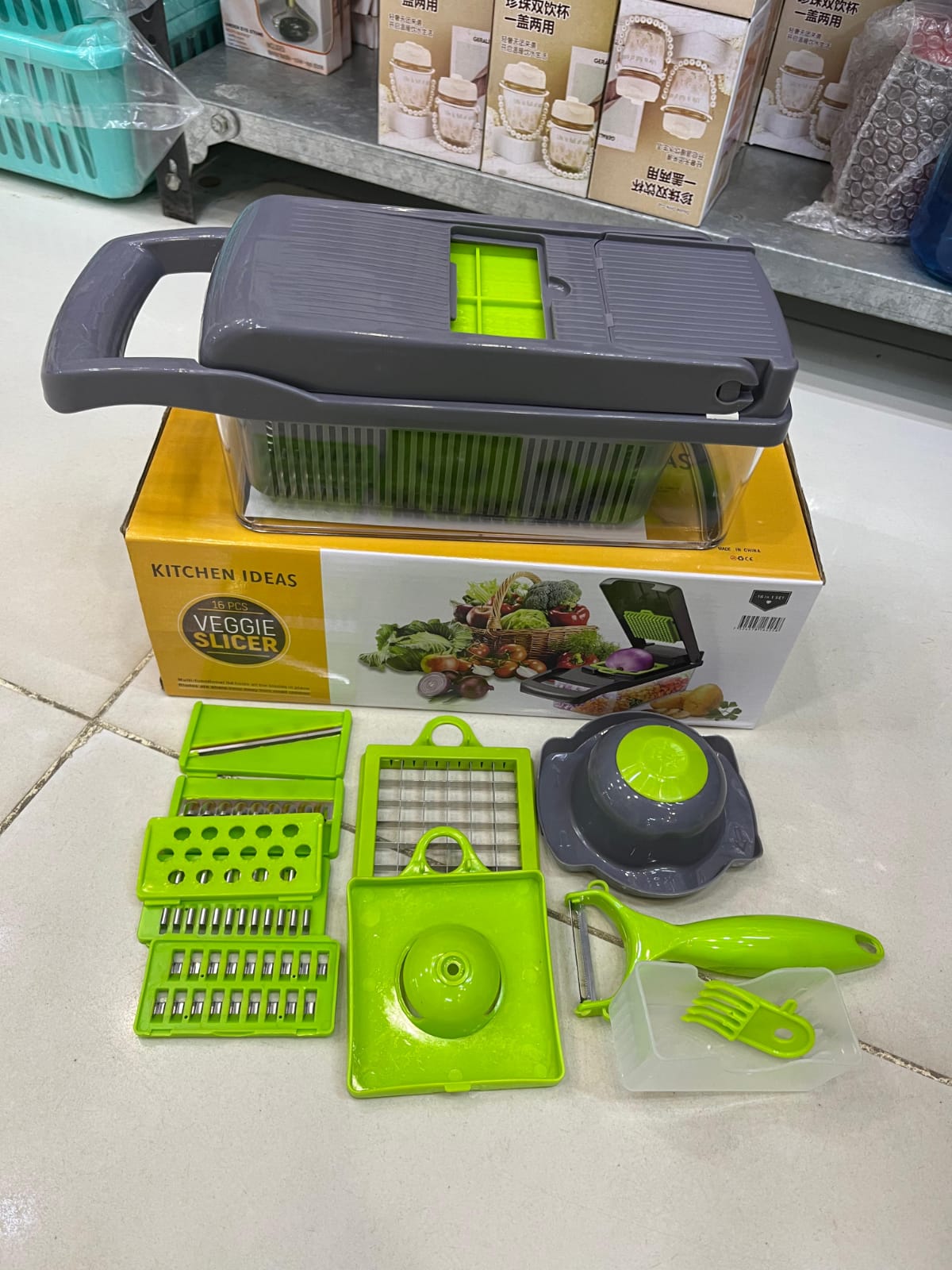 16-in-1 Multifunctional Vegetable Chopper &amp; Slicer