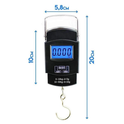 Portable Digital Kitchen Scale With 50kg Capacity And LCD Display