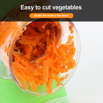 Manual Vegetable Drum cutter Slicer Multifunctional Round Slicer
