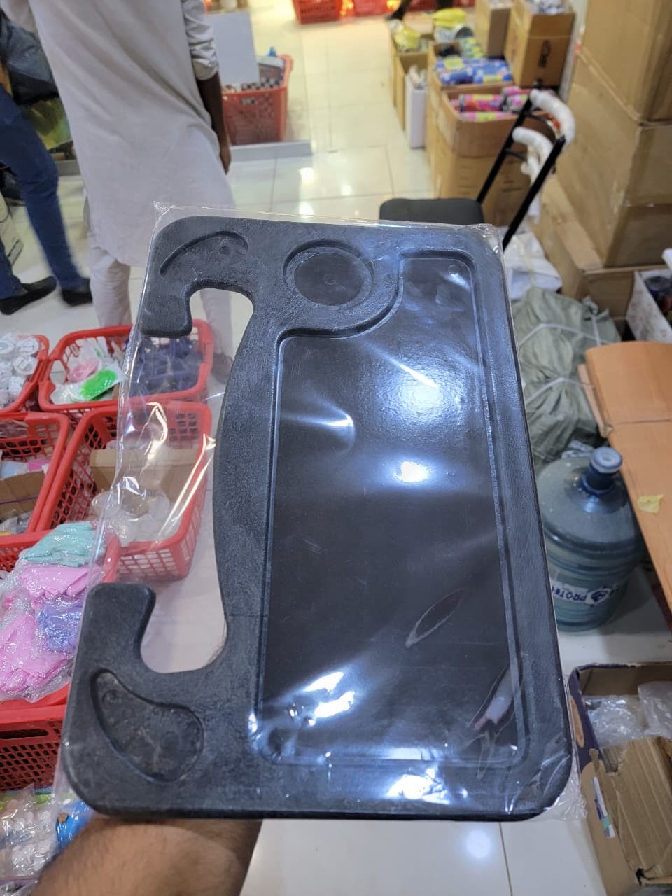 Plastic Steering Wheel Dining &amp; Work Tray for Car