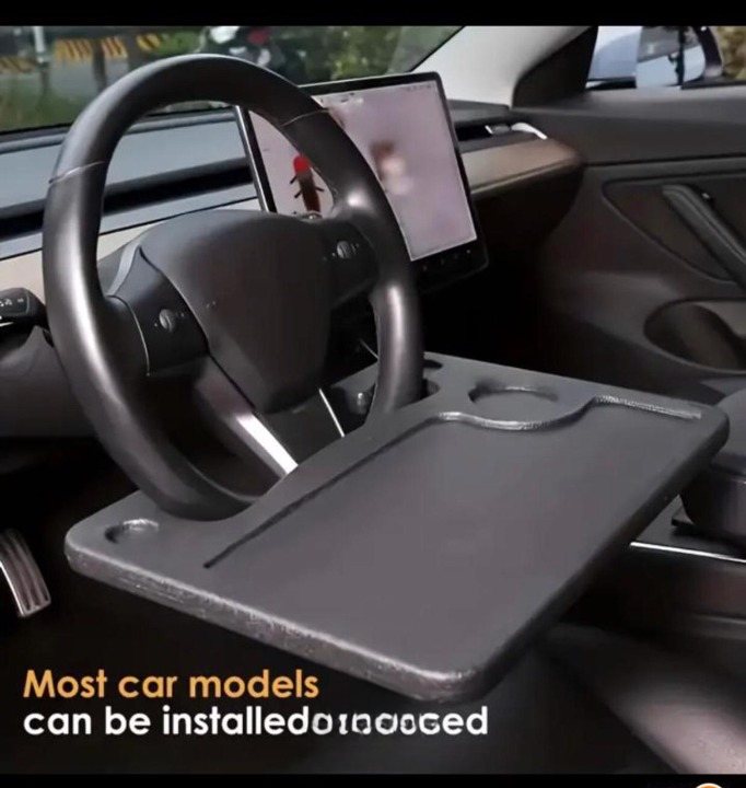 Plastic Steering Wheel Dining &amp; Work Tray for Car